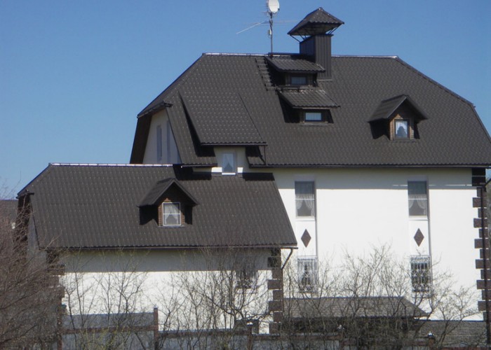 каркасный дом с плоской крышей